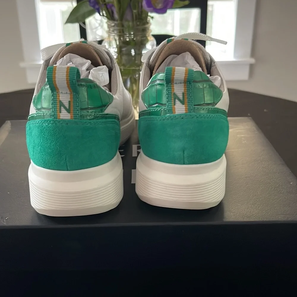Naturalizer NEW Tilda white / green Sneaker - Picture 4 of 8